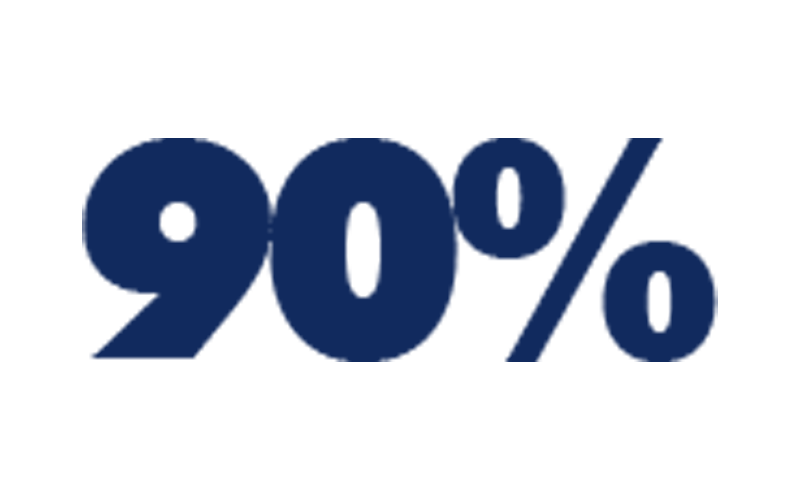 90% icon