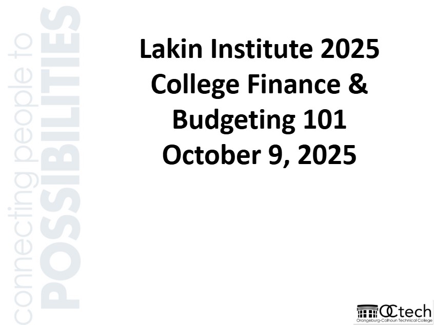 Lakin Institute 2025 Bugeting 101